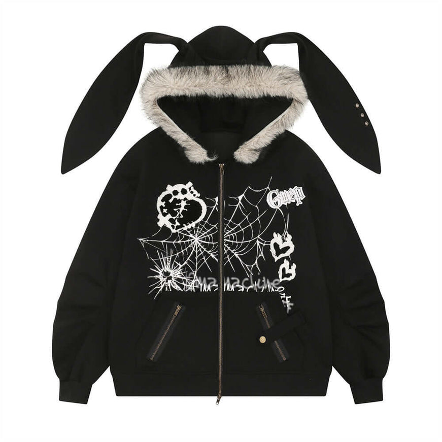 Maison Grozavu Timeless Chalk Hoodie in neutral — front view showing the clean silhouette and premium fabric construction