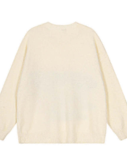Maison Grozavu Timeless Graphite Sweatshirt in signature tone — front view showing the tailored side seam