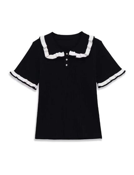 Minimalist Polo Shirt by Grozavu - Studio Focus (Pos 7)