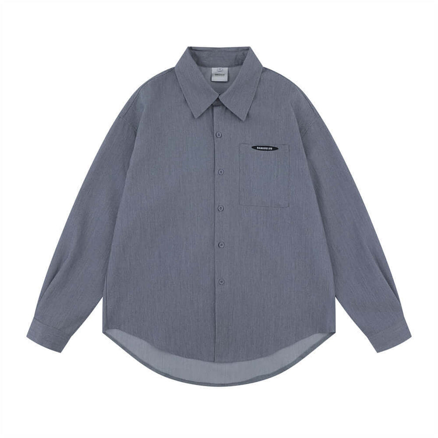 Iconic Long Sleeve Shirt by Grozavu - Close-up (Pos 5) #1