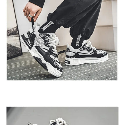 3D Printed Breathable Casual Sneakers