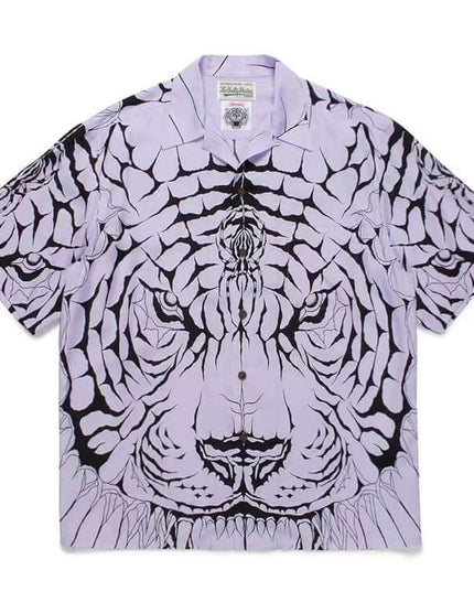 Maison Grozavu Concrete Shirt Structure in signature tone — front view showing the tailored side seam