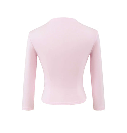 Hochgeschlossenes Stretch-Top