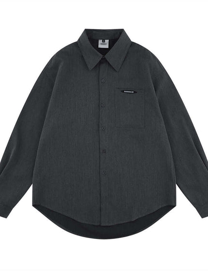 Iconic Long Sleeve Shirt by Grozavu - High-Quality Texture (Pos 1)
