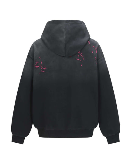 Maison Grozavu Modern Alabaster Hoodie in signature tone — front view showing the seamless shoulder transition