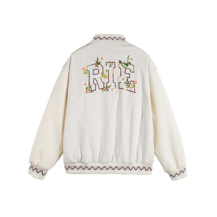 Jachetă cu guler în picioare – Croială lejeră