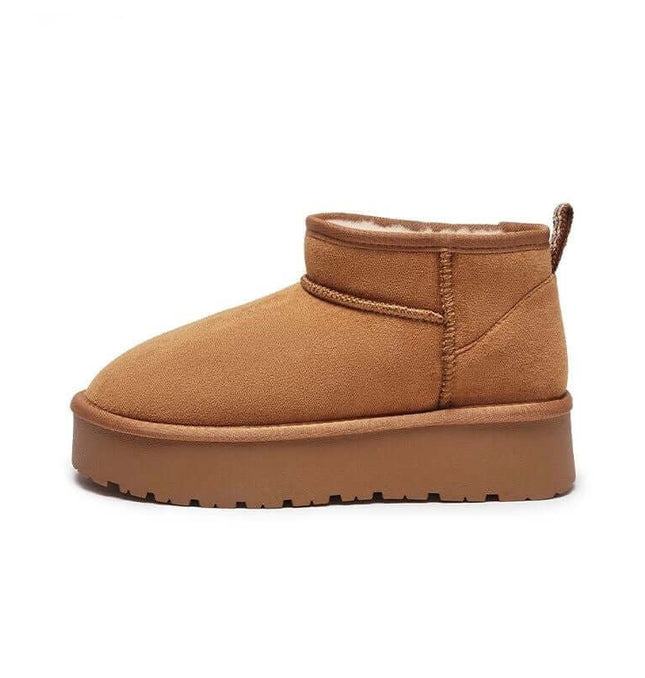 Waterproof Velvet Sponge Cake Cotton Shoes