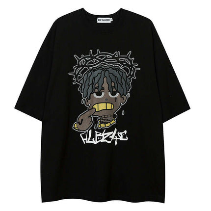 Exclusive T-Shirt by Grozavu - Modern Silhouette (Pos 1)