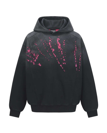 Maison Grozavu Modern Alabaster Hoodie in signature tone — front view showing the precise sleeve cut