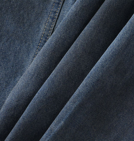 Washed Distressed Denim Pants fabric detail showcasing soft texture and quality craftsmanship.