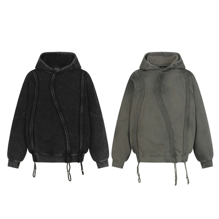 Vintage Washed Hoodie - Loose Fit