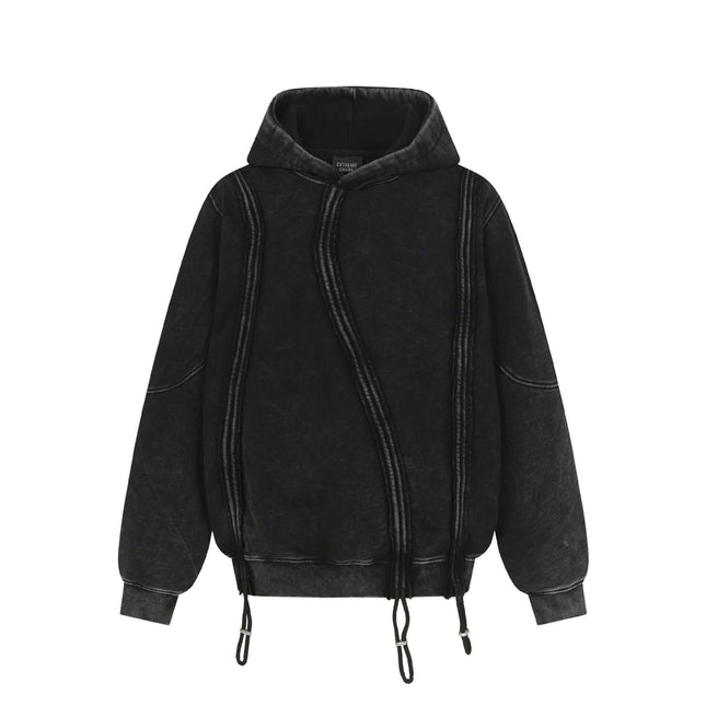 Vintage Washed Hoodie - Loose Fit