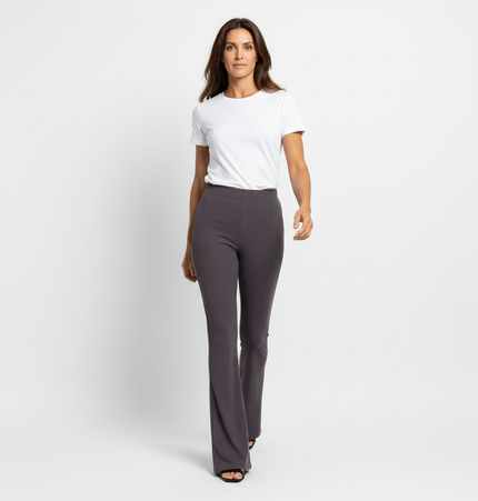 Slim Fit Low Waist Slightly Flared Pants