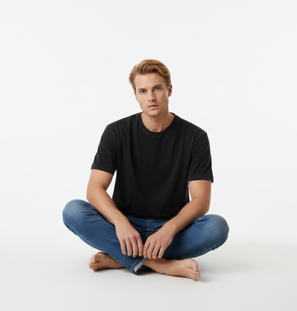 Retro Washed Face Letter TShirt – Loose Fit