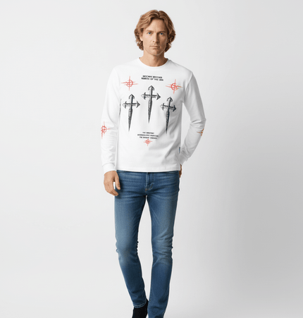 Casual Loose Waffle Knit Top featuring a playful cartoon print, ideal for casual wear during spring and autumn.