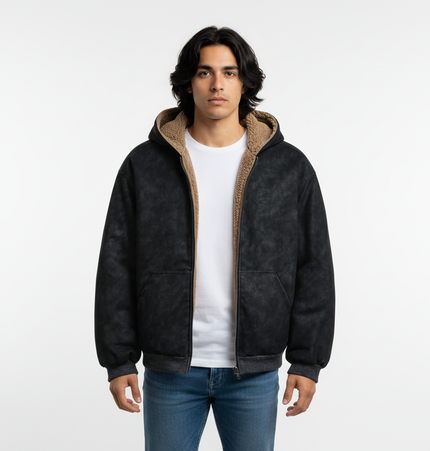 Lamb Wool Cotton Double-Sided Jacket