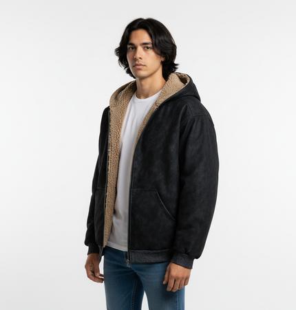 Lamb Wool Cotton Double-Sided Jacket