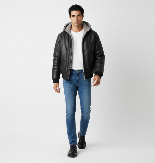 Faux Fur Hooded Jacket – Street Style