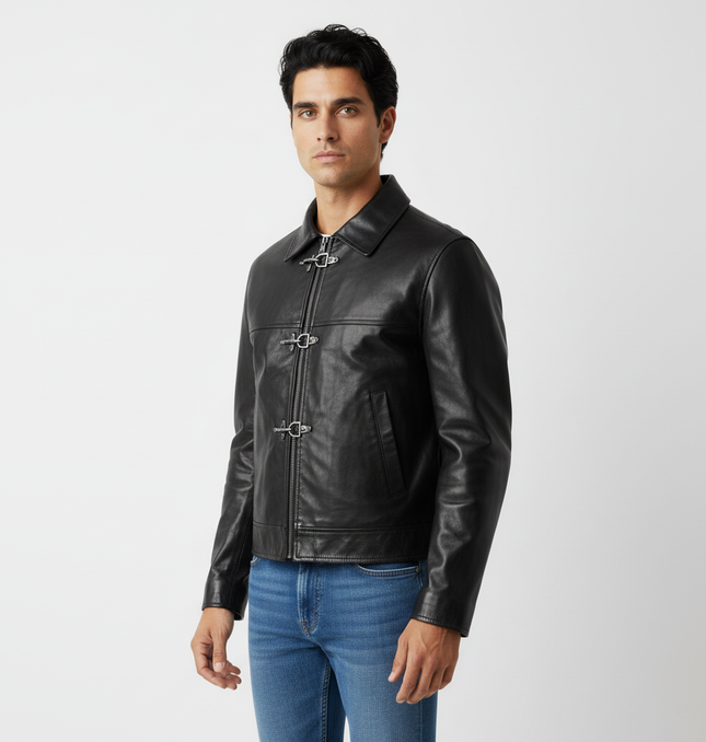 Patchwork Cotton Jacket – Loose Fit