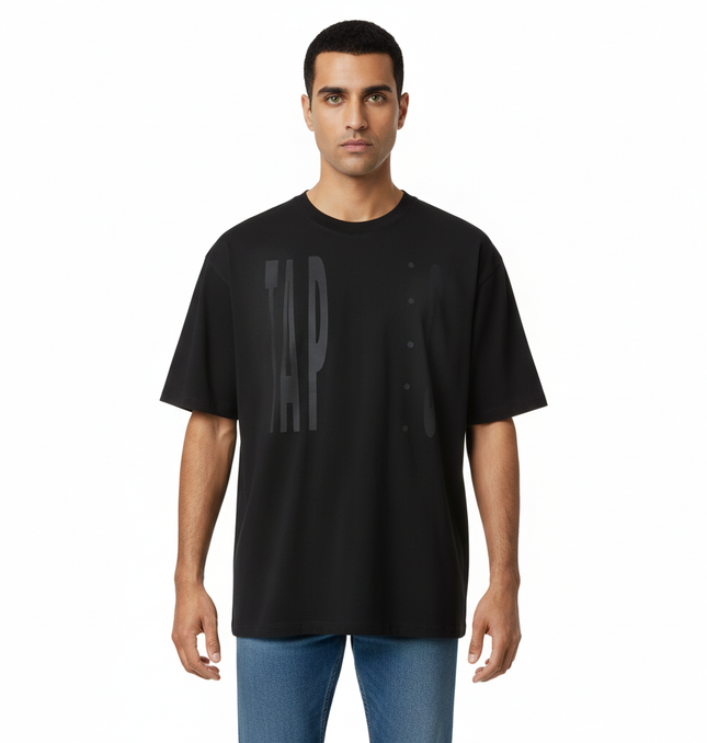 Washed Spray Print TShirt – Loose Fit