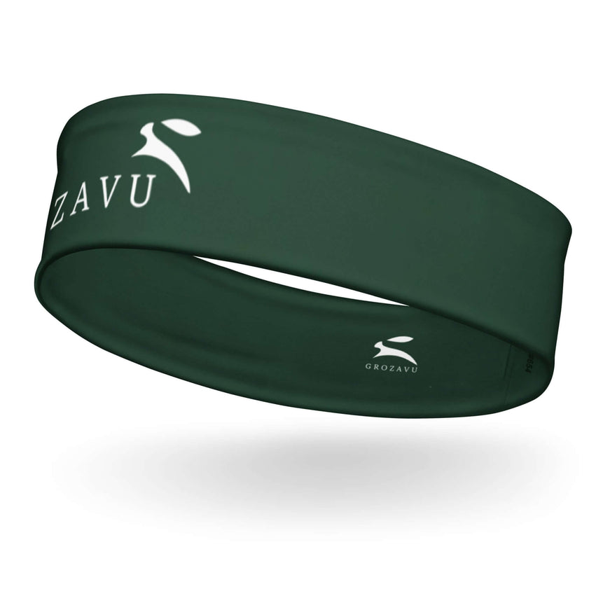 headband with Grozavu logo