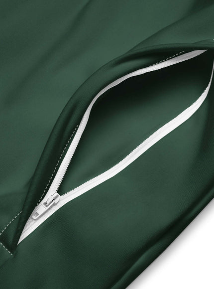 Close-up of track jacket fabric