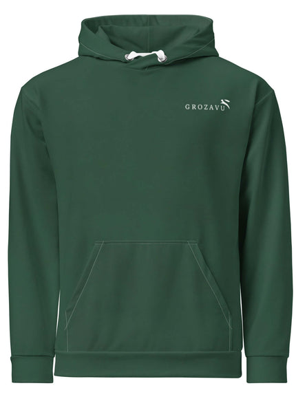 Front view of Cotton Hoodie - Grozavu brand streetwear