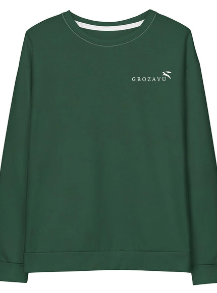 cotton sweatshirt with Grozavu logo
