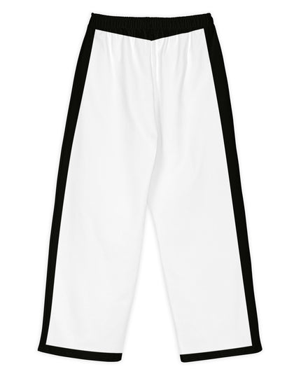 Grozavu wide-leg pants in 300 g/m2 cotton stretch, adjustable waist — view 2
