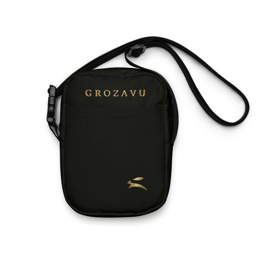 Grozavu water-resistant crossbody bag in polyester, 14.5 x 19.5 cm