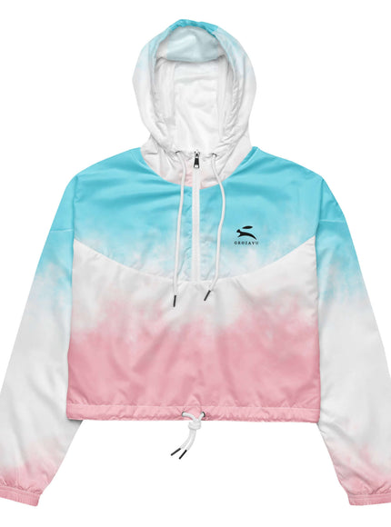 Front view of ’S Cropped Windbreaker - Grozavu brand streetwear