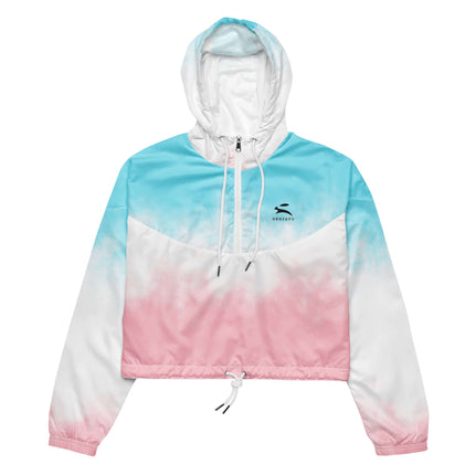 Front view of ’S Cropped Windbreaker - Grozavu brand streetwear