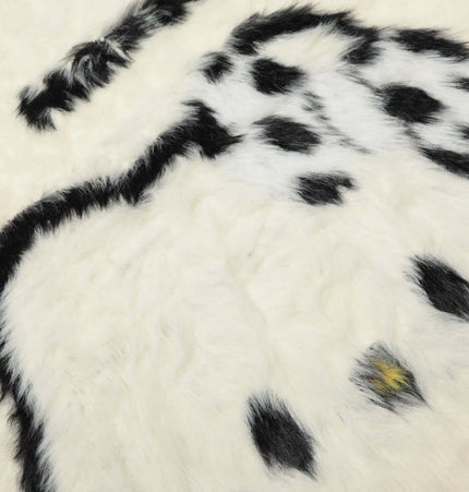 Regular Fit Animal Print Fleece Sweater featuring a stylish animal print pattern on soft fleece material.