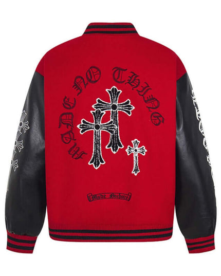 Front view of the Maison Grozavu Sable Jacket Silhouette in jacket — showing the refined stitching.