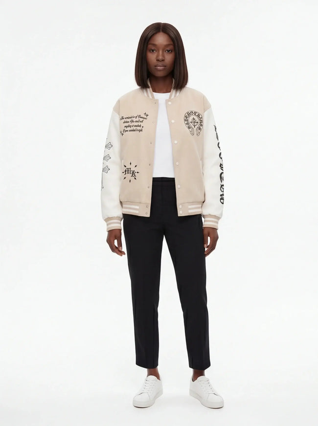 Front view of the Maison Grozavu Sable Jacket Silhouette in jacket — showing the robust construction.