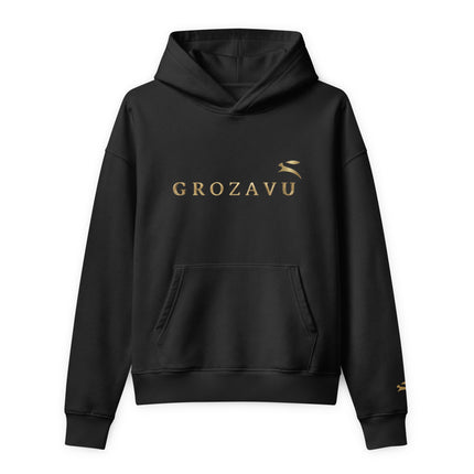 Grozavu mid-weight hoodie in 280 g/m2 organic cotton, double-lined hood