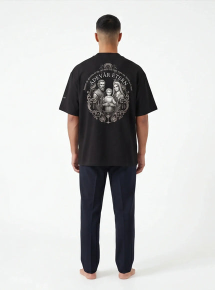 T-Shirt Oversize – en Tissage Premium avec Design Architectural