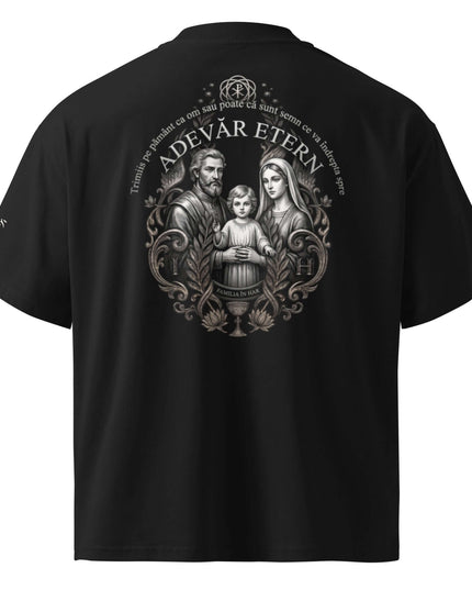 Rear view of the Maison Grozavu Sophisticated Stone Tee in tee — showing the sleek silhouette.
