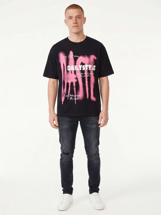Minimalist T-Shirt by Grozavu - On-Model View (Pos 1) #1