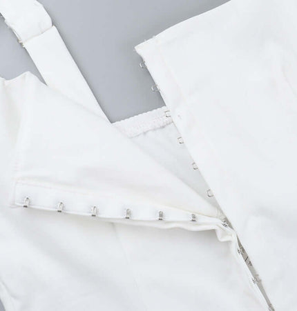 Buckle Waist Slim Fit Tank Top showcasing stylish buckle detail and sleek design.