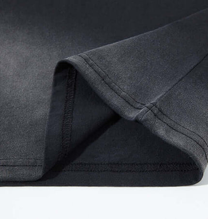 Butterfly Print Tank Top - Loose Fit fabric detail showcasing soft cotton blend and relaxed fit design.