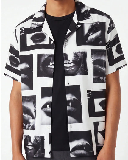 Maison Grozavu Crafted Ecru Shirt in signature tone — front view showing the clean back yoke detail