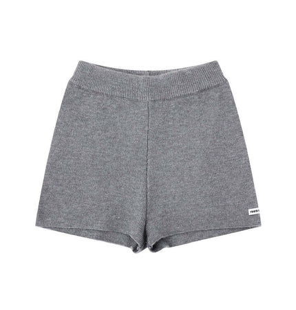 Casual Solid Color Tracksuit Set grey shorts from a stylish two-piece pants set in soft, durable fabric.
