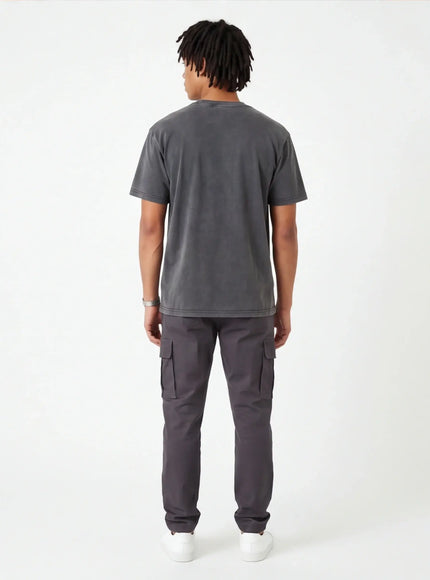 Essentielles T-Shirt – aus luxuriösem Twill mit einer überlegenen Verarbeitung