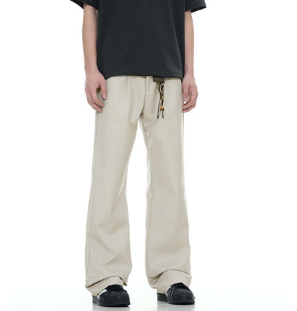 Classic Straight Pants – Slimming Fit in beige color with modern style for everyday comfort.