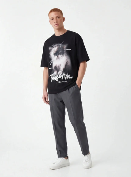 Oversized Crop Top – aus biologischer Faser mit perfektem Schnitt