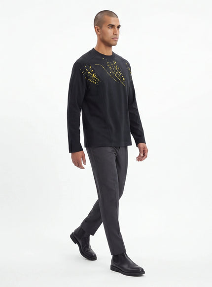 Chemise à Manches Longues Dynamique – en Fibre Innovante pour une Présence Forte