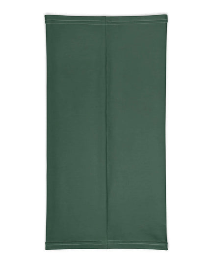 Front view of the Maison Grozavu Lightweight Sand Neck Gaiter in gaiter — showing the tailored hem.