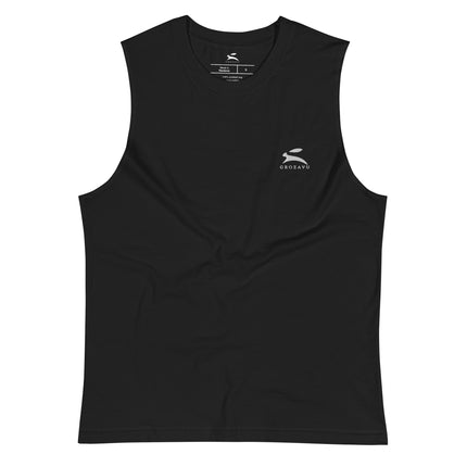Grozavu sleeveless tee in 142 g/m2 Airlume combed ring-spun cotton