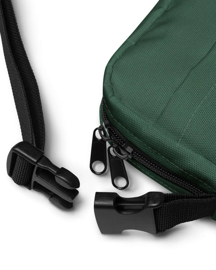 Front view of the Maison Grozavu Uncompromising Ash Bag in bag — showing the structural collar.